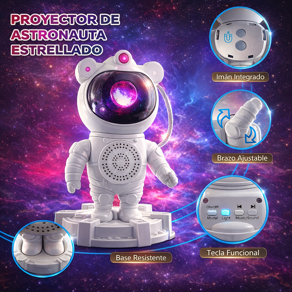 🧑🚀 PROYECTOR ASTRONAUTA CON ALTOVOL BLUETOOTH 360° - REBAJAS 2026 🔥