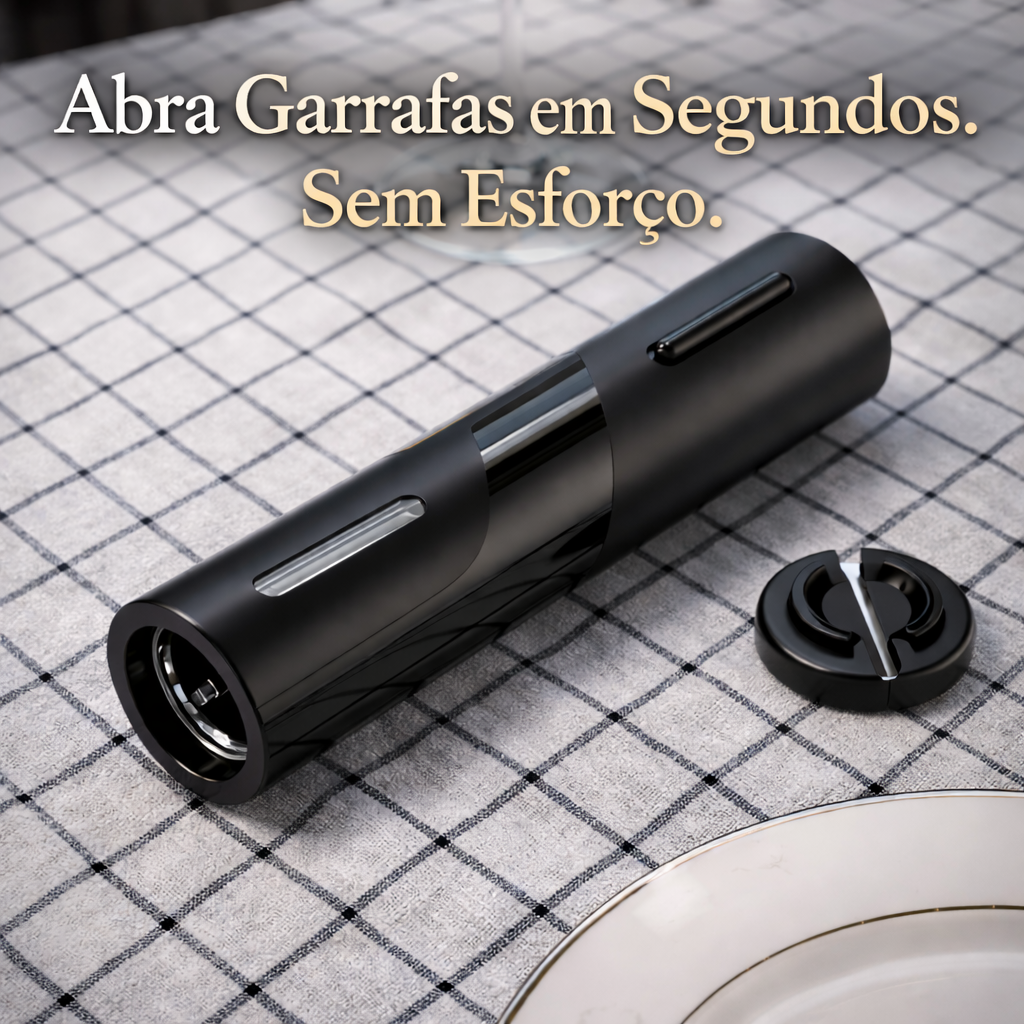🍾 SACACORCHOS ELÉTRICO + ABRIDOR DE VINO -60% DE DESCUENTO ¡SOLO HOY! 🔥
