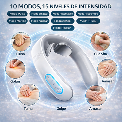 💆‍♀️MASAJEADOR DE CUELLO MULTIFUNCIONAL - REBAJAS 2026 🔥