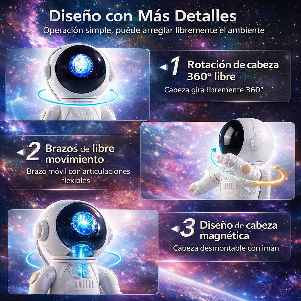 🧑‍🚀 PROYECTOR ASTRONAUTA CON ALTOVOL BLUETOOTH 360° - REBAJAS 2026 🔥