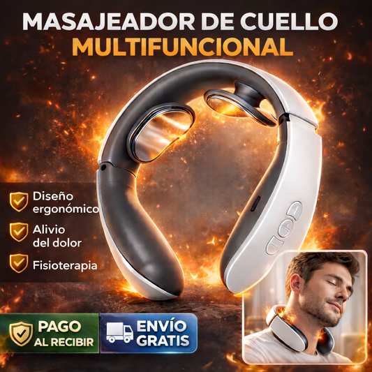 💆‍♀️MASAJEADOR DE CUELLO MULTIFUNCIONAL - REBAJAS 2026 🔥