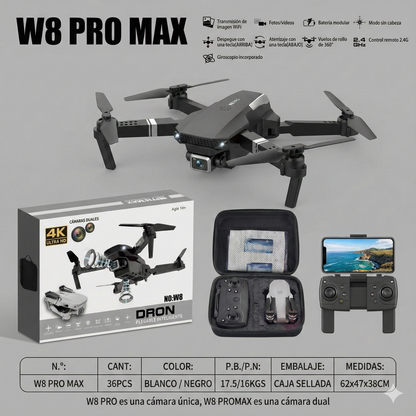 🚁DRON CON DOBLE CÁMARA 4K INTELIGENTE + MALETÍN GRATIS -60% DE DESCUENTO ¡SOLO HOY! 🔥