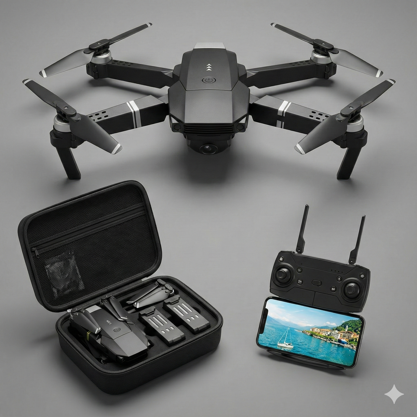 🚁DRON CON DOBLE CÁMARA 4K INTELIGENTE + MALETÍN GRATIS -60% DE DESCUENTO ¡SOLO HOY! 🔥