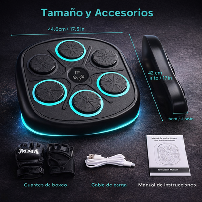 🥊 MÁQUINA DE BOXEO MUSICAL + GUANTES DE BOXEO 3.0 + TOBILLERA DE COMPRESIÓN + MASAJEADOR DE PIES -60% DE DESCUENO ¡SOLO HOY! 🔥