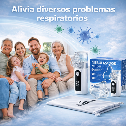 💨 NebulaGo - Nebulizador Portátil Recarecable + Cargador + Timer - REBAJAS 2026 🔥