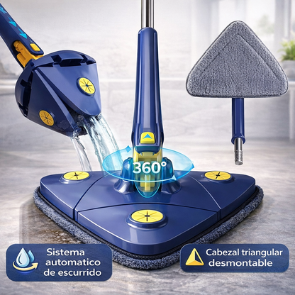 🧹FREGONA DE LIMPIEZA TELESCÓPICA AUTOESCURRIBLE 360 -60% DE DESCUENTO ¡SOLO HOY! 🔥
