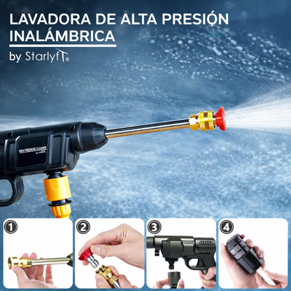 🔫 PISTOLA DE ALTA PRESIÓN PORTATIL PROFESIONAL + DOBLE BATERIA - 60% DE DESCUENTO ¡SOLO HOY! 🔥